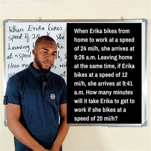 Tambuwal Maths Class on Instagram: "Speed, Time & Distance Challenge | MathCounts Problem"