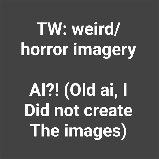 honestly, the old-messed up ai is way better than today's realistic ones. #oldai #edit #horror