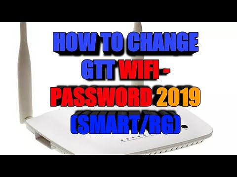 How to Change GTT DSL WiFi-Password 2019 (Smart/rg)