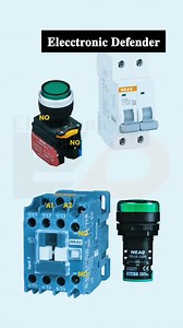 72K views · 1K reactions | How Indicator Lights, Buttons, and Contactors Work Together.#PilotLamp #IndicatorLamp #LedIndicator #IndicatorLight #PilotLight #Indicator #Contactor #ElectricalControl #ButtonSwitch #IndustrialAutomation #CircuitDesign #PowerControl | Elecctronic Defender | Facebook