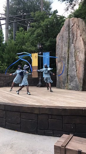 Beauxbatons Ribbon Dancing at Islands of Adventure