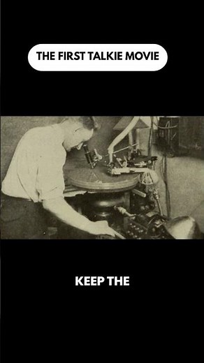 🎬 The First Talkie Movie That Changed Cinema Forever | HistVoid | #shorts #history