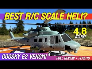 BEST RC Scale Heli??? - GOOSKY E2 Venom RC Helicopter 🚁