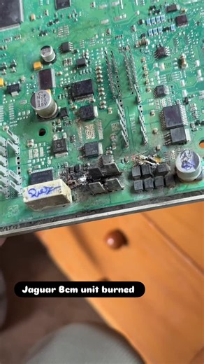 Ecm_ecu_masters on Instagram: "A Jaguar BCM (Body Control Module) burning usually means a serious short circuit, often from water damage (like in the driver’s footwell), causing bizarre electrical issues (windows rolling down with high beams) or no-start conditions, requiring specialized repair to fix software/hardware corruption, often by experts who can repair it for much less than a new unit, though finding someone to reprogram a used module is key. #instagram #cars #explore #automotive #bcm"