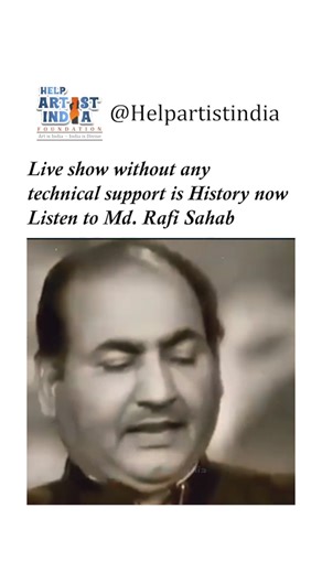 A rare gem of Mohammed Rafi singing “Madhuban Mein Radhika”✨a true legend forever#Rafi #MohammedRafi