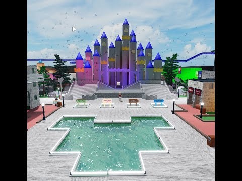 I built DISNEY WORLD on Roblox ( theme park tycoon)