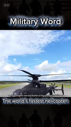 The world's fastest helicopter.