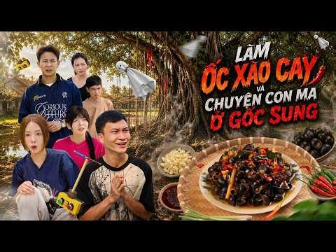 MAKING SPICY STIR-FRIED SNAILS AND THE STORY OF THE GHOST AT THE BASE OF THE FIG TREE | Two Broth...