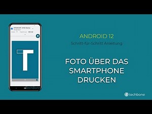 Foto über das Smartphone drucken [Android 12]