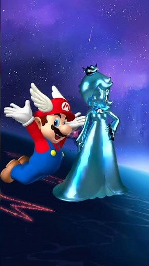 Mario vs Rosalina all forms #mario #nintendo #edit #shorts #rosalina