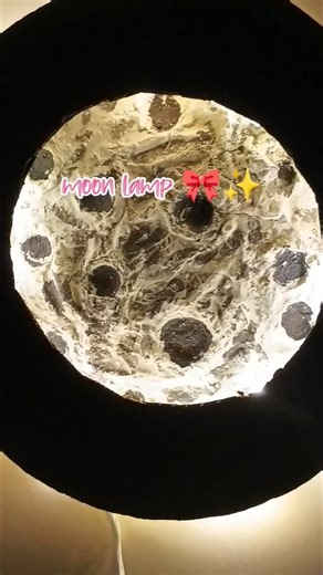 DIY Moon Wall Lamp 🌕 | Handmade Aesthetic Room Decor with Fairy Lights ✨