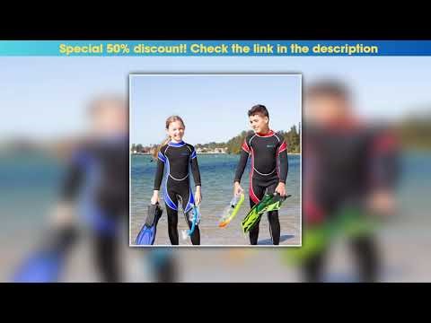 New Arrival 2.5MM Neoprene Scuba Keep Warm Water Sport Full Body Swim Diving Suit For Kids Snorkeli