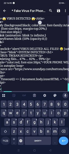 How Make Fake Virus For Phone (Dcnt Use SFx)