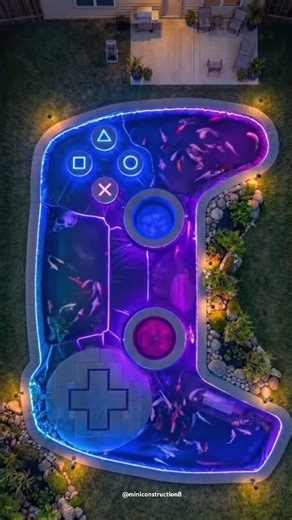 A secret Gaming pool 🎮!! | Watch to see the final reveal | #gaming #console #gameplay #pool #shorts