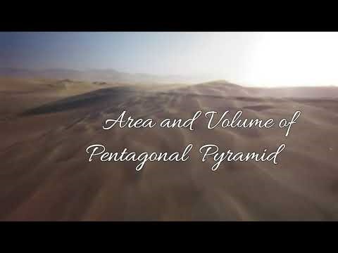 Geometry: Pentagonal Pyramid Area and Volume