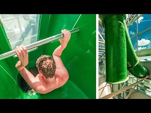 Fake Slide - Fast Water Slide | Free Fall at The Cove Water Park