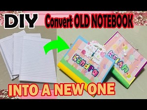 DIY OLD NOTEBOOKS | DIY notebook ideas for back to school