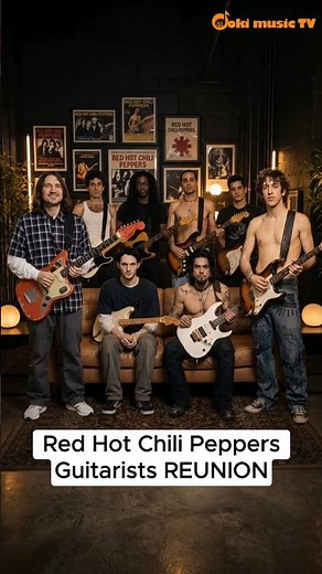 All Red Hot Chili Peppers Guitarists TOGETHER 🎸 #rhcp #johnfrusciante #shorts