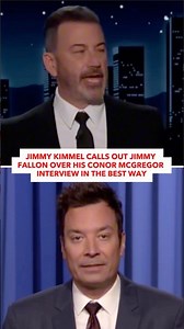 Jimmy Kimmel Slams Jimmy Fallon Over Conor McGregor Interview