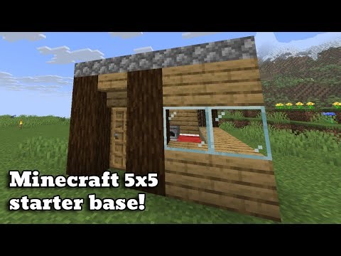 Ultimate 5x5 Survival Base Tutorial in Minecraft | Easy Starter Base Design 2025