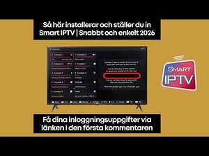 Så här installerar och ställer du in Smart IPTV på Smart TV (Snabbt & enkelt 2026)