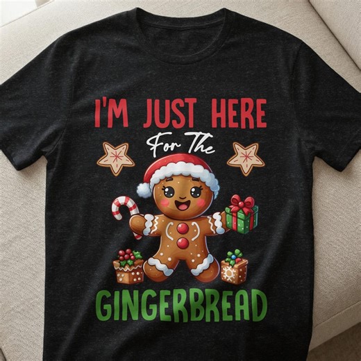 Gingerbread PNG, Christmas Gingerbread Shirt Design, Holiday Sublimation, Funny Xmas Cookie PNG, Instant Download, DTF Design - Etsy