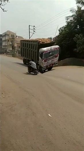 Ashok Leyland dumper sand carrier #truck #funny