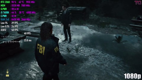 Alan Wake 2 - Minimum system requirements (RTX 2060)