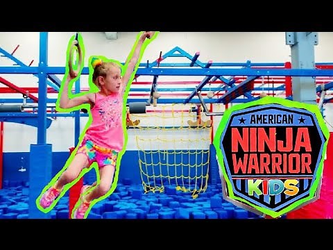Ninja Warrior Kid Hits Obstacle Course For Training