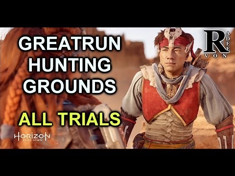Horizon Zero Dawn - Greatrun Hunting Grounds Location and All Trials Full Guide