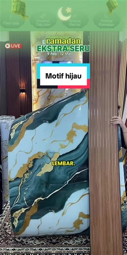 #tiktoklive #livehighlights #wallpapermurah #wallpaperdinding #rayakankepulangan