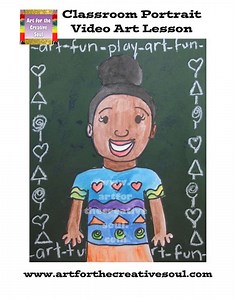 Classroom Portrait Art Lesson