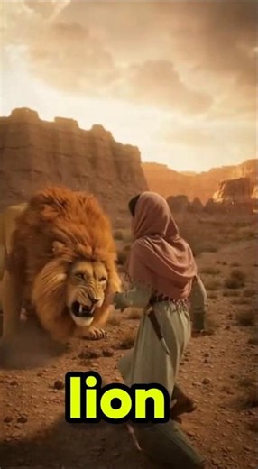 “What Happens When a Human Enters a Lion’s Territory? Real-Life Confrontation!”#shorts #viral