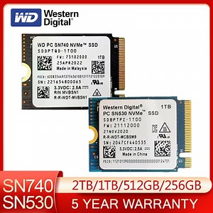 Western Digital WD SN740 SN530 M.2 2230 SSD 1TB 2TB 512GB NVMe PCIe Gen4 x4 for Microsoft Surface Pro X Laptop 3 Steam Deck - AliExpress 7