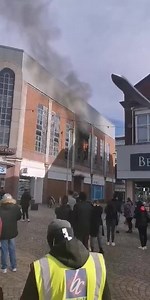 Chinese buffet on fire in Blackpool Fire engines currently on scene attempting to extinguish the rapidly growing flames. Pedestrians watch the inferno in shock. | Lytham St Anne’s News