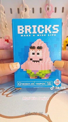 Rakit Bricks Patrick - Fun Lego Building Instructions