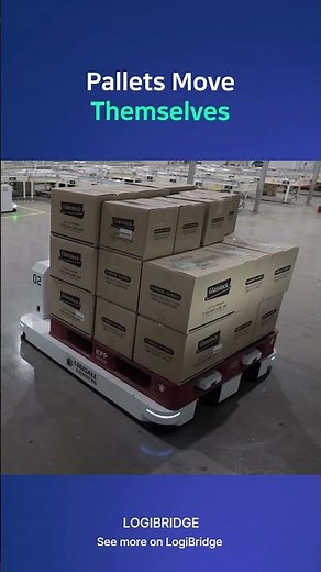 AGF Automated Guided Forklift in Action | Smart Outbound Logistics by LogiQ