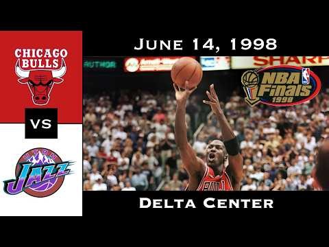 Full Game: The Last Shot | 1998 NBA Finals Game 6 | Bulls vs Jazz (June 14, 1998)