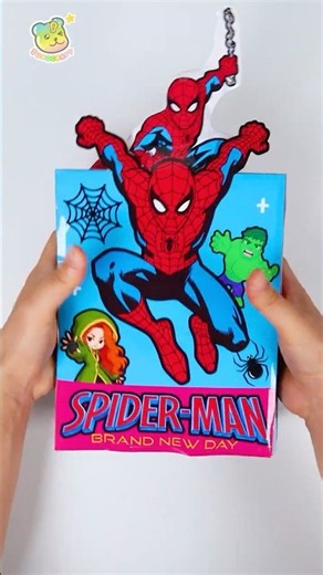 💥DIY Spider Man Brand New Day Game book❤️스파이더맨 브랜뉴데이 게임북 만들기🕷️