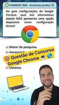🎯 Exam Question - Google Chrome 🌎