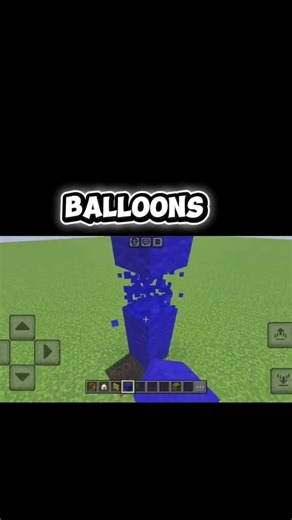 #minecraft balloon 🎈 tutorial -How to make 🔥