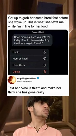 Text her "who is this?" and make her think she has gone crazy