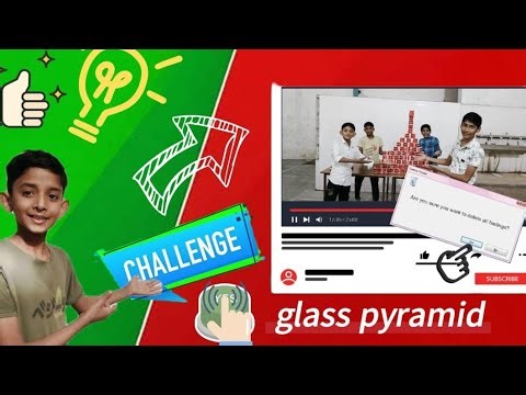MAKING The BIGGEST GLASS PYRAMID CHALLENGE