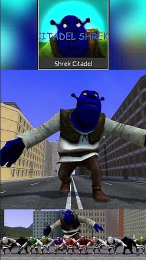 Gmod: Swamp Sim Shrek with New Difficulties // Memory, Unknown, Citadel, Insane #shortvideo #shorts