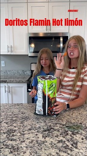 Testing Doritos ￼Flamin’ hot limón! #chips #snacks #tastetest #Doritos #shorts￼ #spicychips