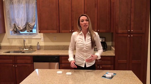 Brilliant Evolution Ultra Thin Wireless LED Touch Lights - Battery Operated Under Cabinet Lighting - Round Puck Lights for Closet, Countertop - Stick On Push Light for Home Decor - Pack of 2