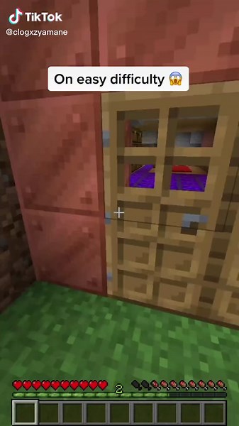 Minecraft Easy Difficulty Entrance: Safe Passage Trick