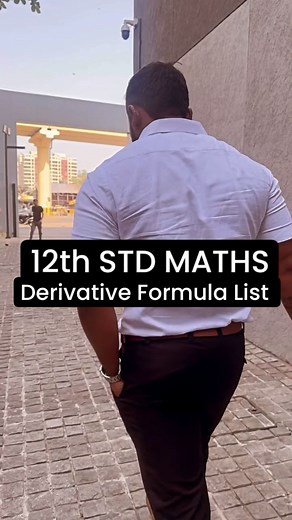 Giri Tutorials on Instagram: "12th STD DERIVATIVE FORMULA LIST #cbseboard #stateboard #hsc #icse #12thscience #12thmathematics #pradeepsir #giritutorials #stateboard #instagram #derivatives"