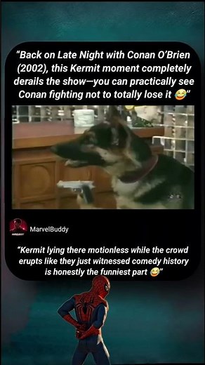 Late Night with Conan O’Brien (2002) – Kermit Completely Breaks Conan 😂