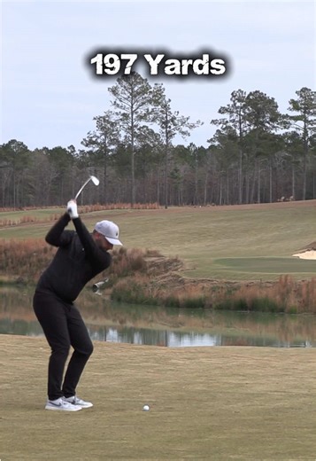 Approach play exhibition in some winter golf conditions #golf #golfer #golfshot #golftiktok #golfswing